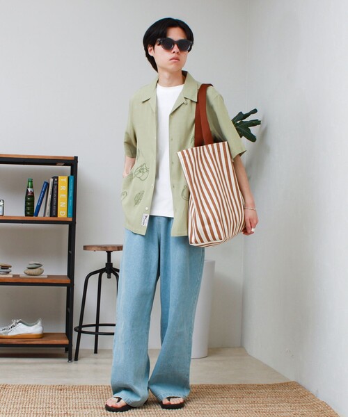 GEVACO（ゲバコ）の「【GEVACO/ゲバコ】キャンバスバッグ（トートバッグ・メンズ・ベージュ系その他/ブルー系その他・FREE）」の21枚目の写真