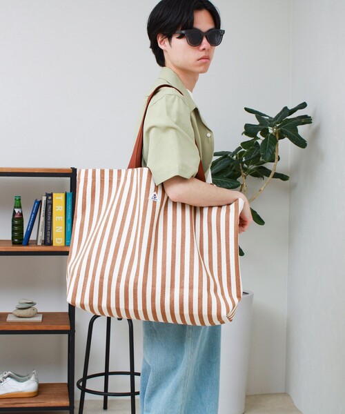 GEVACO(ゲバコ)の「【GEVACO/ゲバコ】キャンバスバッグ(トートバッグ・メンズ・ベージュ系その他/ブルー系その他・FREE)」の8枚目の写真