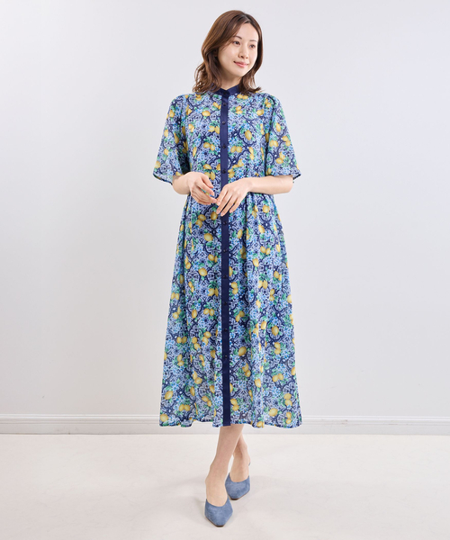 NARACAMICIE(ナラカミーチェ)の「【NARACAMICIE】レモン柄ワンピース(ワンピース・レディース・ネイビー/ブルー・M)」の14枚目の写真