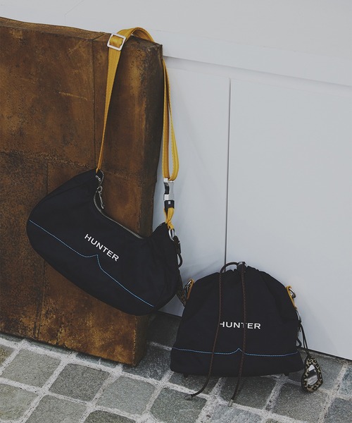 HUNTER × Ameri PREMIUM NYLON BUCKET（ハンドバッグ）｜HUNTER
