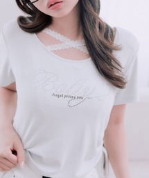 OLIVE des OLIVE | 胸クロスドロストTシャツ(Tシャツ/カットソー)