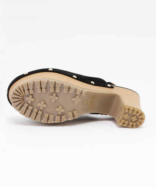 one after another NICE CLAUP（ワンアフターアナザーナイスクラップ）の「【ナイスクラップ】バックストラップサボサンダル（サンダル・レディース・ブラック/ライトベージュ/キャメル・SMALL/LARGE/MEDIUM）」の5枚目の写真