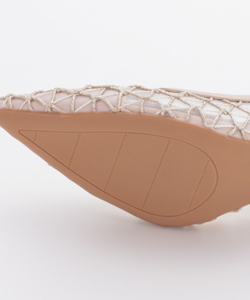 haremode(ハレモード)の「メッシュラインパンプス(パンプス・レディース・ベージュ/ブラック/シルバー・22.5cm/23cm/23.5cm/24cm/24.5cm)」の10枚目の写真