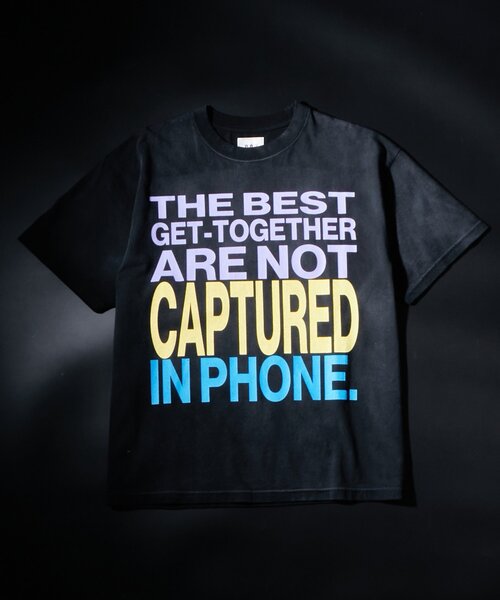 WHO'S WHO gallery（フーズフーギャラリー）の「メッセージTEE（Tシャツ/カットソー・レディース・ネイビー/サックスブルー/ホワイト/ブラック・MEDIUM/SMALL）」の10枚目の写真