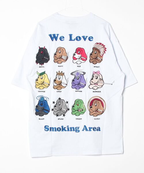 GALFY(ガルフィー)の「A'GEM/9 × .kom『GALFY/ガルフィー』復刻喫煙所Tシャツ(Tシャツ/カットソー・メンズ・ホワイト/ブラック・L)」の9枚目の写真