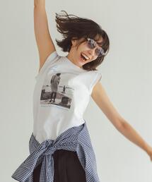 【好きを着て気分が上がる】LIFE PICTURE COLLECTION コラボプリントノースリTシャツ