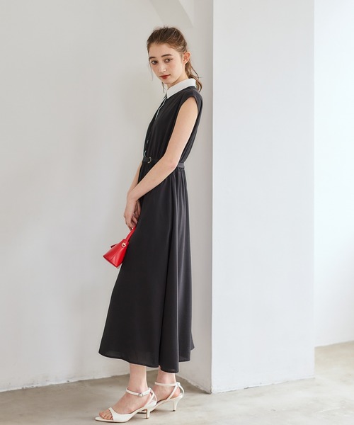 12Twelve Agenda(トゥエルブ アジェンダ)の「クールタッチ配色シャツワンピース(ワンピース・レディース・ブラウン/ブラック・M)」の22枚目の写真