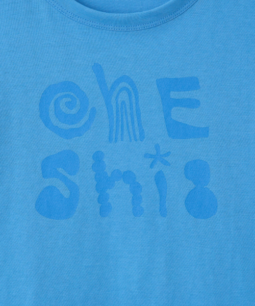 OHESHIO(オヘシオ)の「ART LOGO T-SHIRT, BLUE(Tシャツ/カットソー・レディース・その他・FREE)」の10枚目の写真