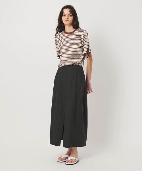 H　BEAUTY&YOUTH UNITED ARROWS（エイチビューティーアンドユースユナイテッドアローズ）の「＜H＞コットンナイロン コクーンスカート（スカート・レディース・ベージュ/ブラック・M/S）」の17枚目の写真