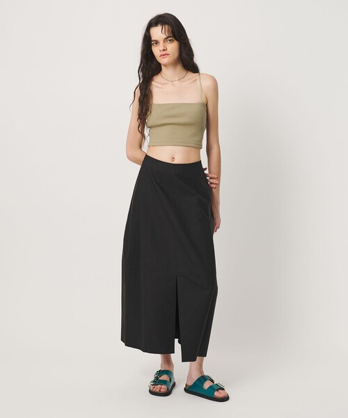 H　BEAUTY&YOUTH UNITED ARROWS（エイチビューティーアンドユースユナイテッドアローズ）の「＜H＞コットンナイロン コクーンスカート（スカート・レディース・ベージュ/ブラック・M/S）」の18枚目の写真