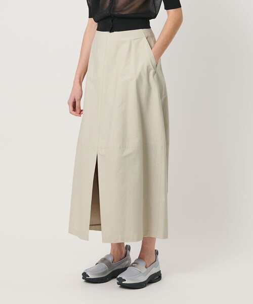 H　BEAUTY&YOUTH UNITED ARROWS（エイチビューティーアンドユースユナイテッドアローズ）の「＜H＞コットンナイロン コクーンスカート（スカート・レディース・ベージュ/ブラック・M/S）」の19枚目の写真