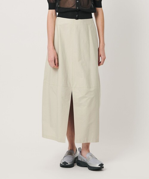 H　BEAUTY&YOUTH UNITED ARROWS（エイチビューティーアンドユースユナイテッドアローズ）の「＜H＞コットンナイロン コクーンスカート（スカート・レディース・ベージュ/ブラック・M/S）」の20枚目の写真