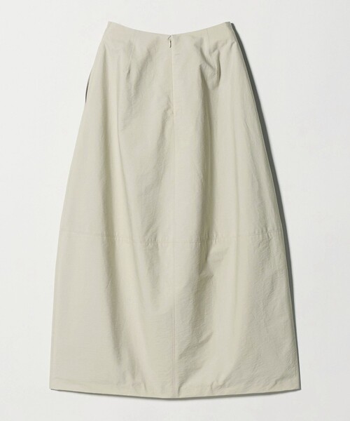 H　BEAUTY&YOUTH UNITED ARROWS（エイチビューティーアンドユースユナイテッドアローズ）の「＜H＞コットンナイロン コクーンスカート（スカート・レディース・ベージュ/ブラック・M/S）」の4枚目の写真