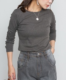 MARAI | ロングスリーブコンパクトTシャツ(Tシャツ/カットソー)