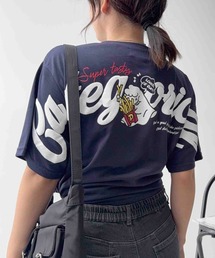 AS KNOW AS plus（アズノゥアズプラス）の「〇ビッグサイズ おばけアソート半袖Tシャツ(サーフィン・ポテト）【UNISEX ITEM】（Tシャツ/カットソー）」