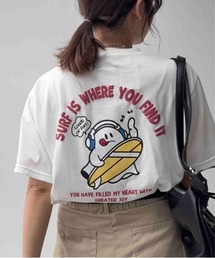 〇ビッグサイズ おばけアソート半袖Tシャツ(サーフィン・ポテト)【UNISEX ITEM】