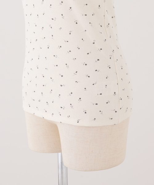THE NEWHOUSE（ザニューハウス）の「THE NEWHOUSE/ザ ニューハウス COOPER HALTER NECK タンクトップ（タンクトップ・レディース・ホワイト×ホワイト・SMALL）」の5枚目の写真