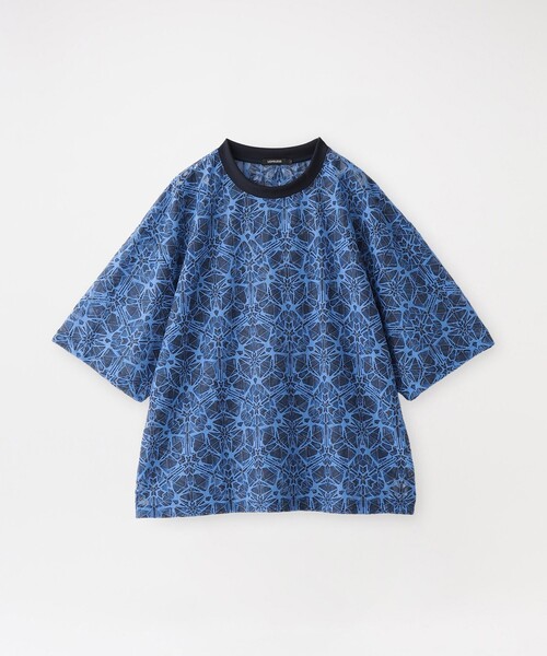 LOVELESS(ラブレス)の「バイカラーレースプルオーバー(Tシャツ/カットソー・メンズ・ブラック/ブルー系その他4・M/L)」の2枚目の写真