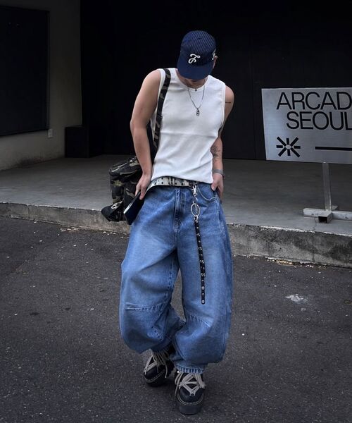 THE MILE（ザマイル）の「ヘビコットンリブノースリーブ_GRAY（Tシャツ/カットソー・メンズ・その他・MEDIUM/LARGE/X-LARGE/SMALL）」の7枚目の写真