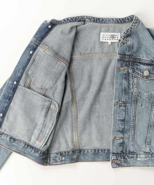 MM6 Maison Margiela(エムエムシックス メゾン マルジェラ)の「MM6 Maison Margiela(エムエムシックス メゾン マルジェラ)Kids & Junior デニムジャケット(デニムジャケット・キッズ・インディゴブルー・14Y)」の8枚目の写真
