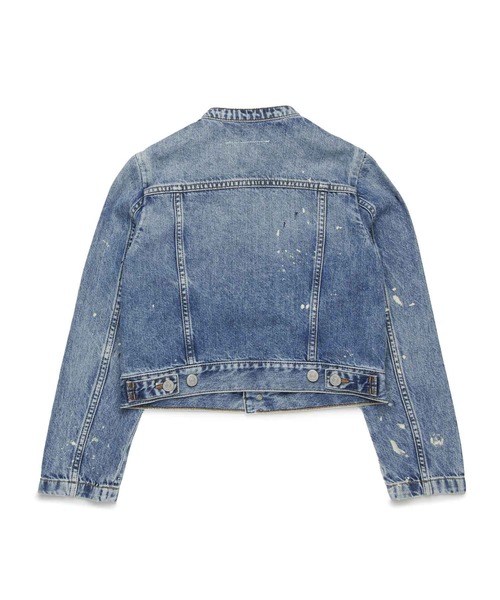 MM6 Maison Margiela(エムエムシックス メゾン マルジェラ)の「MM6 Maison Margiela(エムエムシックス メゾン マルジェラ)Kids & Junior デニムジャケット(デニムジャケット・キッズ・インディゴブルー・14Y)」の4枚目の写真
