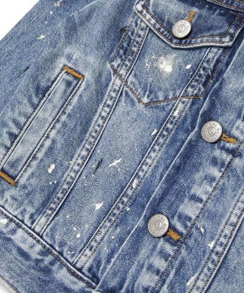 MM6 Maison Margiela(エムエムシックス メゾン マルジェラ)の「MM6 Maison Margiela(エムエムシックス メゾン マルジェラ)Kids & Junior デニムジャケット(デニムジャケット・キッズ・インディゴブルー・14Y)」の6枚目の写真