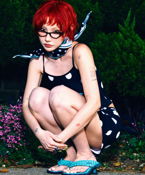 HIGHTIDEFRANKIE(ハイタイドフランキー)の「Polka Dot Skort Black(その他パンツ・レディース・ブラック・FREE)」の3枚目の写真
