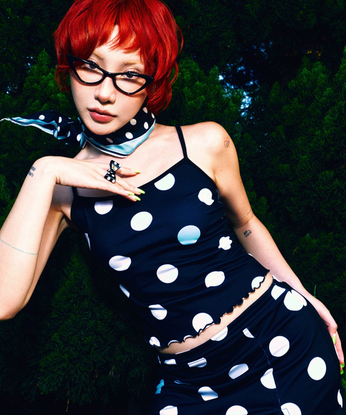 HIGHTIDEFRANKIE(ハイタイドフランキー)の「Polka Dot Skort Black(その他パンツ・レディース・ブラック・FREE)」の4枚目の写真