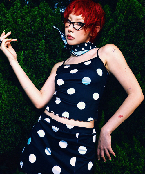 HIGHTIDEFRANKIE(ハイタイドフランキー)の「Polka Dot Skort Black(その他パンツ・レディース・ブラック・FREE)」の5枚目の写真