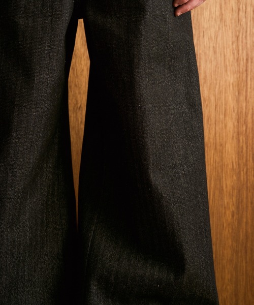 CAMPHOR WOOD(カンファーウッド)の「LACEUP SAILOR HERRINGBONE DENIM / レースアップセイラーヘリンボーンデニム(デニムパンツ・メンズ・インディゴブルー/ブラック・SMALL/MEDIUM/LARGE)」の20枚目の写真