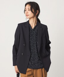 ［size SHORT/TALLあり］カチリラ ダブル ジャケット ウォッシャブル ストレッチ