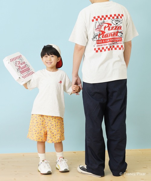 and D. petit main(アンドディープティマイン)の「【DISNEY/PIXAR/Toy Story】トイストーリー/エイリアンワイド半袖Tシャツ(Tシャツ/カットソー・キッズ・オレンジ/オートミール・130cm/90cm/120cm/110cm/100cm/140cm)」の6枚目の写真