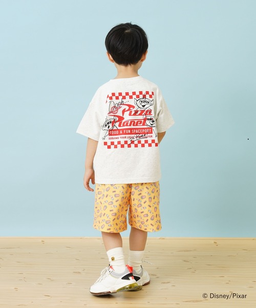 and D. petit main(アンドディープティマイン)の「【DISNEY/PIXAR/Toy Story】トイストーリー/エイリアンワイド半袖Tシャツ(Tシャツ/カットソー・キッズ・オレンジ/オートミール・130cm/90cm/120cm/110cm/100cm/140cm)」の7枚目の写真