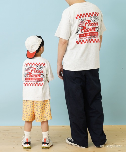and D. petit main(アンドディープティマイン)の「【DISNEY/PIXAR/Toy Story】トイストーリー/エイリアンワイド半袖Tシャツ(Tシャツ/カットソー・キッズ・オレンジ/オートミール・130cm/90cm/120cm/110cm/100cm/140cm)」の8枚目の写真
