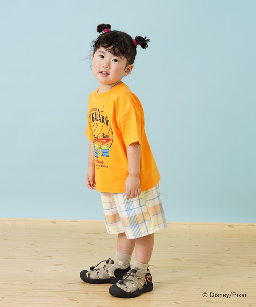 and D. petit main(アンドディープティマイン)の「【DISNEY/PIXAR/Toy Story】トイストーリー/エイリアンワイド半袖Tシャツ(Tシャツ/カットソー・キッズ・オレンジ/オートミール・130cm/90cm/120cm/110cm/100cm/140cm)」の10枚目の写真