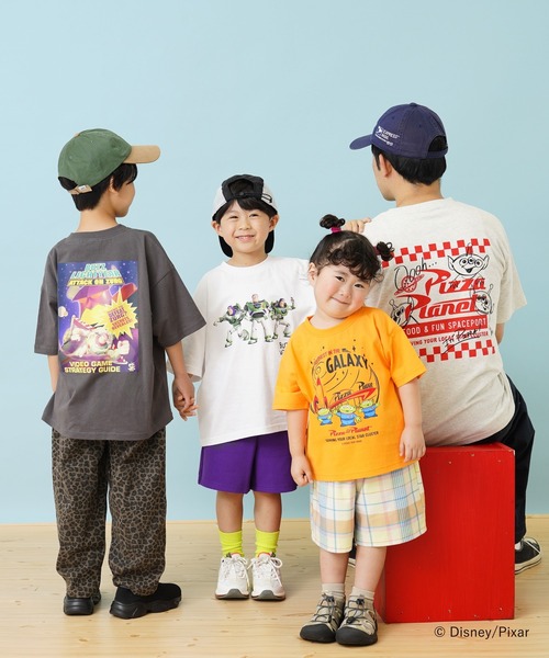 and D. petit main(アンドディープティマイン)の「【DISNEY/PIXAR/Toy Story】トイストーリー/エイリアンワイド半袖Tシャツ(Tシャツ/カットソー・キッズ・オレンジ/オートミール・130cm/90cm/120cm/110cm/100cm/140cm)」の12枚目の写真