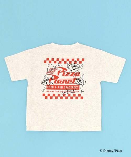 and D. petit main(アンドディープティマイン)の「【DISNEY/PIXAR/Toy Story】トイストーリー/エイリアンワイド半袖Tシャツ(Tシャツ/カットソー・キッズ・オレンジ/オートミール・130cm/90cm/120cm/110cm/100cm/140cm)」の13枚目の写真