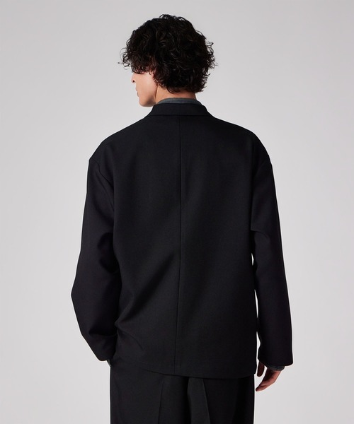 PS Paul Smith(ピーエスポールスミス)の「コンフォートアーバン ダブルブレスト ジャケット / 262711 EXJ03(テーラードジャケット・メンズ・ブラック/ブラウン・SMALL/LARGE/MEDIUM)」の4枚目の写真