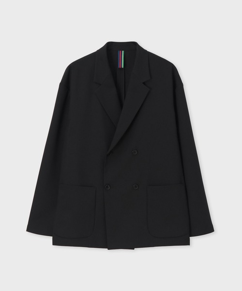 PS Paul Smith(ピーエスポールスミス)の「コンフォートアーバン ダブルブレスト ジャケット / 262711 EXJ03(テーラードジャケット・メンズ・ブラック/ブラウン・SMALL/LARGE/MEDIUM)」の6枚目の写真