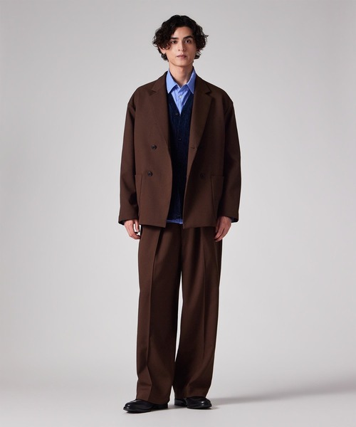 PS Paul Smith(ピーエスポールスミス)の「コンフォートアーバン ダブルブレスト ジャケット / 262711 EXJ03(テーラードジャケット・メンズ・ブラック/ブラウン・SMALL/LARGE/MEDIUM)」の13枚目の写真