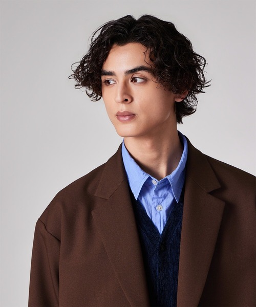PS Paul Smith(ピーエスポールスミス)の「コンフォートアーバン ダブルブレスト ジャケット / 262711 EXJ03(テーラードジャケット・メンズ・ブラック/ブラウン・SMALL/LARGE/MEDIUM)」の15枚目の写真
