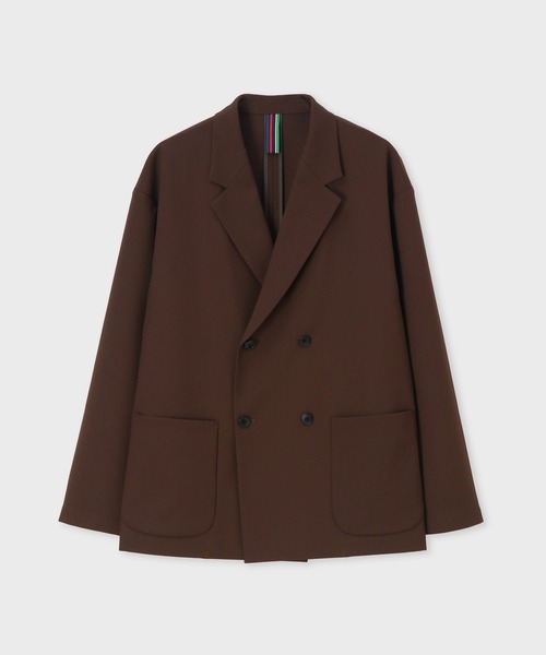 PS Paul Smith(ピーエスポールスミス)の「コンフォートアーバン ダブルブレスト ジャケット / 262711 EXJ03(テーラードジャケット・メンズ・ブラック/ブラウン・SMALL/LARGE/MEDIUM)」の16枚目の写真