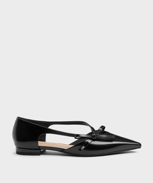 CHARLES & KEITH | Anastasia アナスタシア レザー ドルセイ フラット(パンプス)