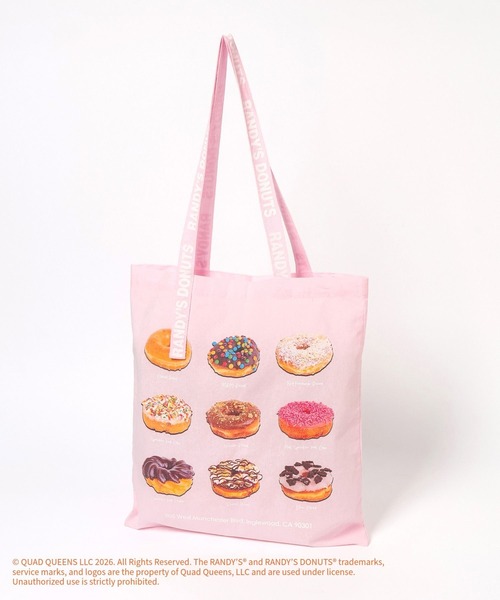 GLOBAL WORK(グローバルワーク)の「【RANDY’S DONUTS(ランディーズ・ドーナツ)】フォトA4トート/859586(トートバッグ・レディース・オフホワイト/ライトピンク・FREE)」の13枚目の写真
