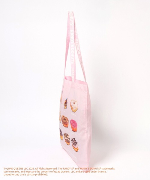 GLOBAL WORK(グローバルワーク)の「【RANDY’S DONUTS(ランディーズ・ドーナツ)】フォトA4トート/859586(トートバッグ・レディース・オフホワイト/ライトピンク・FREE)」の14枚目の写真