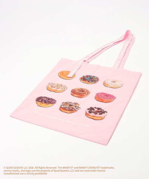 GLOBAL WORK(グローバルワーク)の「【RANDY’S DONUTS(ランディーズ・ドーナツ)】フォトA4トート/859586(トートバッグ・レディース・オフホワイト/ライトピンク・FREE)」の16枚目の写真