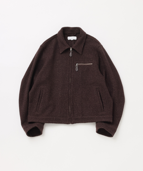 UNFOLLOW(アンフォロー)の「【FOLL / フォル】fine homespun tweed light blouson(その他アウター・メンズ・ベージュ/ブラウン・FREE)」の1枚目の写真