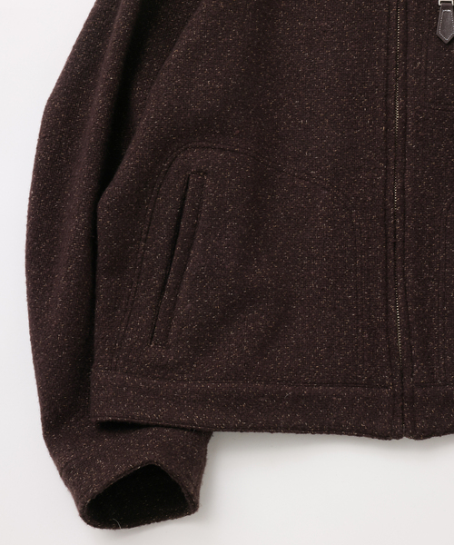 UNFOLLOW(アンフォロー)の「【FOLL / フォル】fine homespun tweed light blouson(その他アウター・メンズ・ベージュ/ブラウン・FREE)」の4枚目の写真