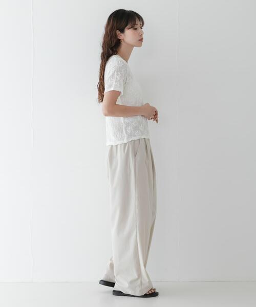 URBAN RESEARCH Sonny Label(アーバンリサーチサニーレーベル)の「ベーシックレースTシャツ(Tシャツ/カットソー・レディース・ブラック/ホワイト・FREE)」の9枚目の写真