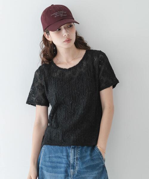 URBAN RESEARCH Sonny Label(アーバンリサーチサニーレーベル)の「ベーシックレースTシャツ(Tシャツ/カットソー・レディース・ブラック/ホワイト・FREE)」の19枚目の写真